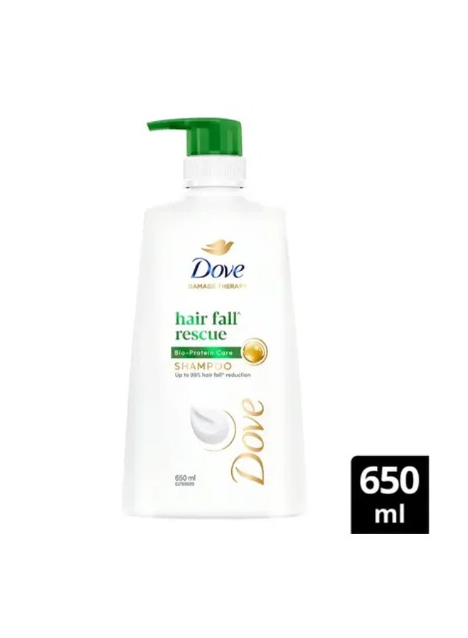 Dove Hair Fall Rescue Shampoo 650ml & Dove Hair Fall Rescue Conditioner 175ml, Combo | For Thicker Hair | Enriched with Nutrilock Actives - Image 2
